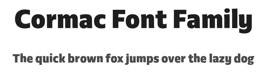 Cormac Font Family by Typedepot β Sans Serif Font