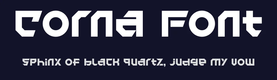 Corna Font by HansCo — Display Font — thumbnail 2