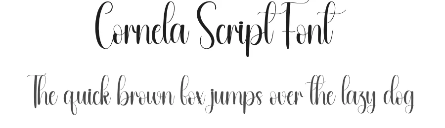 Cornela Script Font by andikastudio — Script Handwritten Font