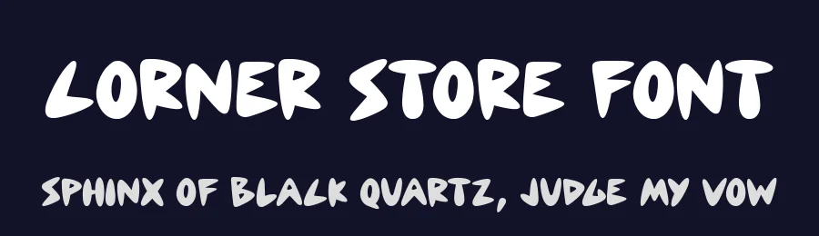 Corner Store Font by Timur type — Display Font — thumbnail 2