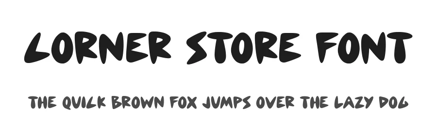Corner Store Font by Timur type — Display Font