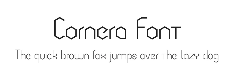 Cornera Font by Gatis Vilaks β Display Font