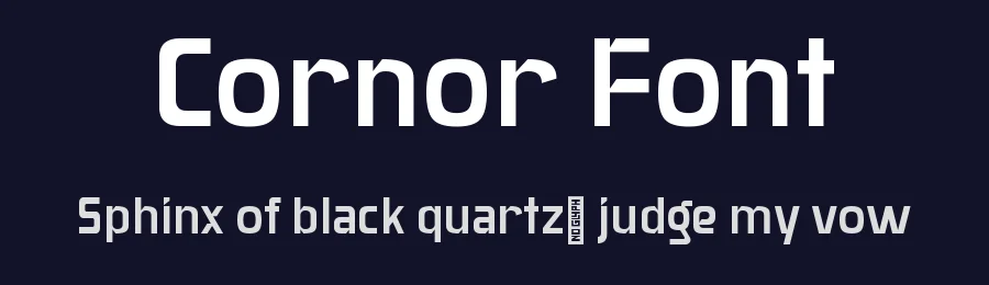 Cornor Font by sixtypefoundry — Display Font — thumbnail 2