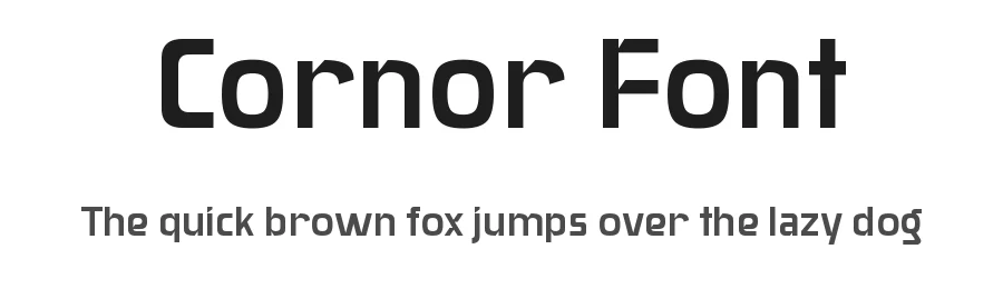 Cornor Font by sixtypefoundry — Display Font