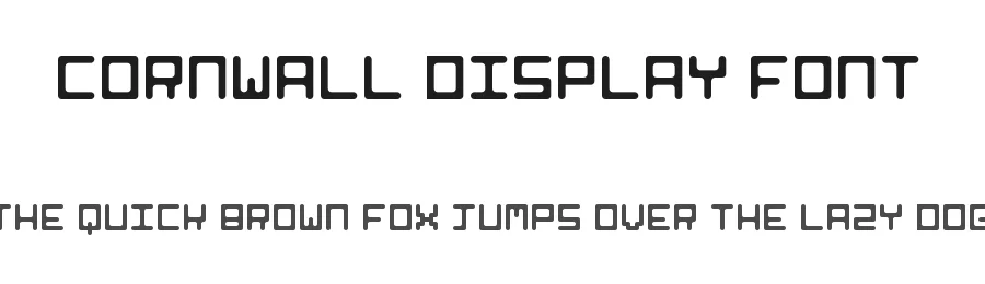 Cornwall Display Font by Harrison Luke β Display Font