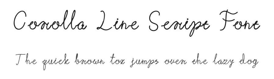 Corolla Line Script Font by imamfathoni0 — Script Handwritten Font
