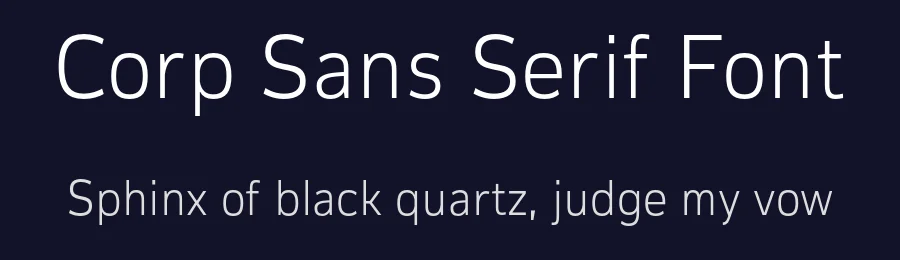Corp Sans Serif Font by Eko Bimantara — Sans Serif Font — thumbnail 2