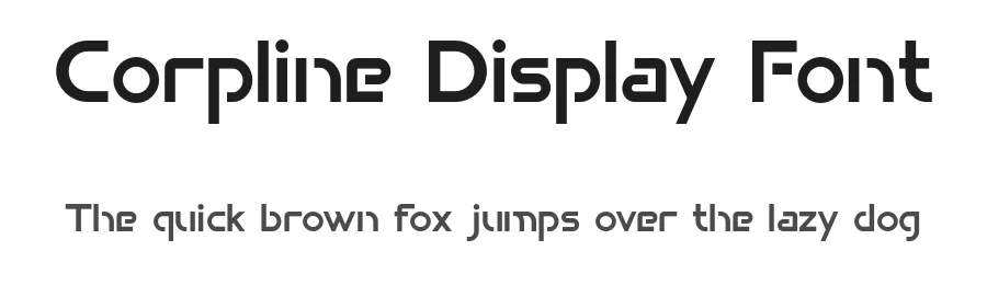Corpline Display Font by pandekastudio — Decorative Font