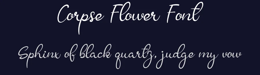 Corpse Flower Font by andikastudio — Script Handwritten Font — thumbnail 2