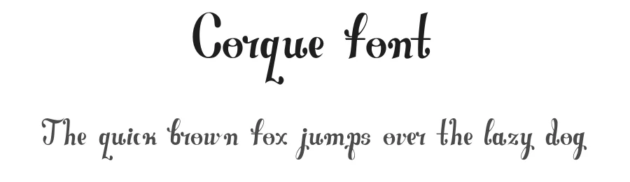 Corque font by itypeface — Script Handwritten Font