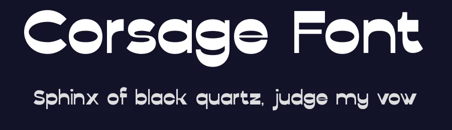 Corsage Font by BRAINWAVES STUDIO — Display Font — thumbnail 2