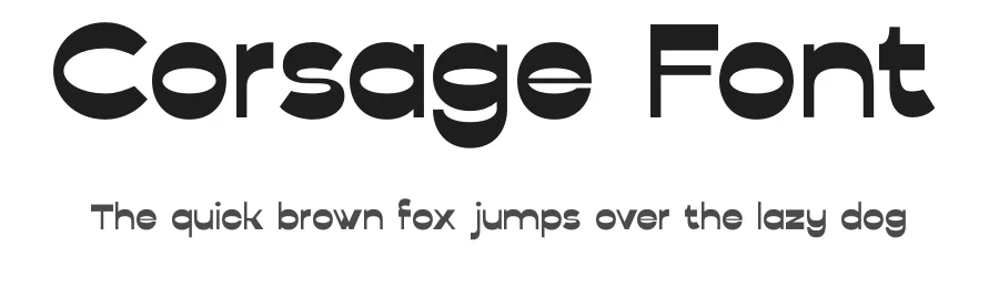 Corsage Font by BRAINWAVES STUDIO — Display Font
