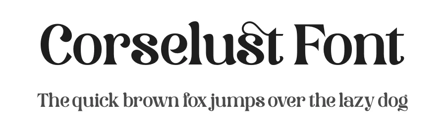 Corselust Font by timelesstype.co — Serif Font