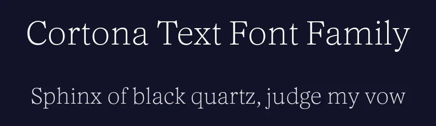 Cortona Text Font Family by Hoftype — Serif Font — thumbnail 2