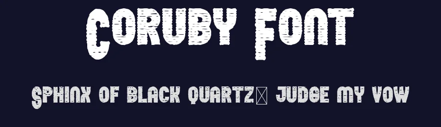 Coruby Font by noahtype — Blackletter Font — thumbnail 2