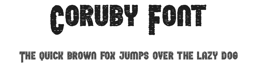Coruby Font by noahtype — Blackletter Font
