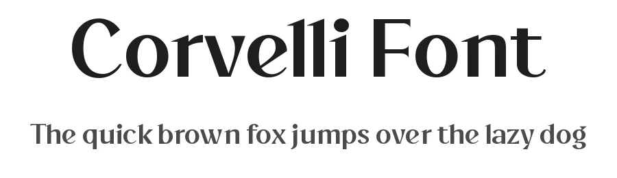 Corvelli Font by sixtypefoundry — Serif Font