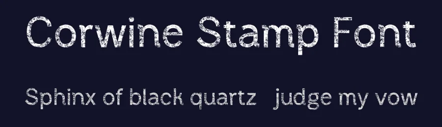 Corwine Stamp Font by craftsupplyco — Sans Serif Font — thumbnail 2