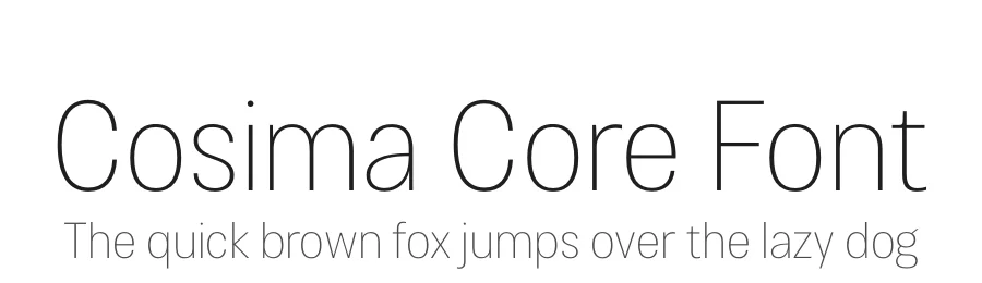 Cosima Core Font by Cosima Core Edition — Sans Serif Font