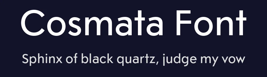 Cosmata Font by MauldinType — Sans Serif Font — thumbnail 2