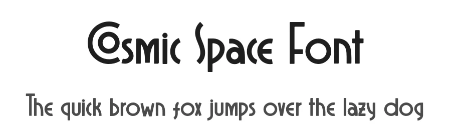 Cosmic Space Font by Alpaprana — Display Font