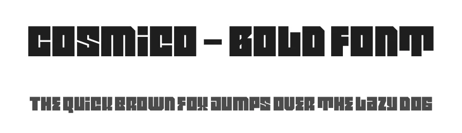 Cosmico – Bold Font by limitype — Decorative Font