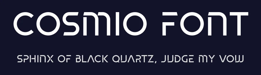 Cosmio Font by vlrnfonts — Sans Serif Font — thumbnail 2