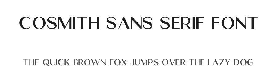 Cosmith Sans Serif Font by BeauTypes β Sans Serif Font