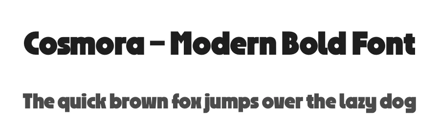 Cosmora – Modern Bold Font by limitype — Display Font