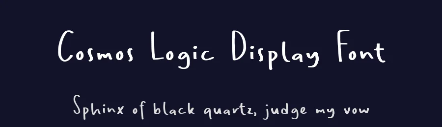 Cosmos Logic Display Font by Allouse.Studio — Script Handwritten Font — thumbnail 2