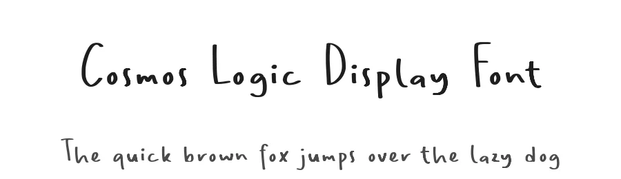 Cosmos Logic Display Font by Allouse.Studio — Script Handwritten Font