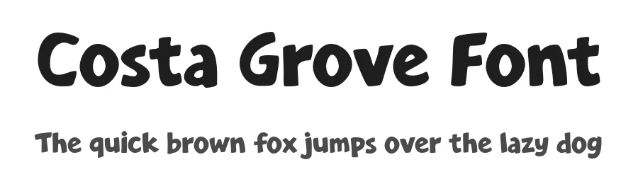 Costa Grove Font by Rahagita Studio — Display Font