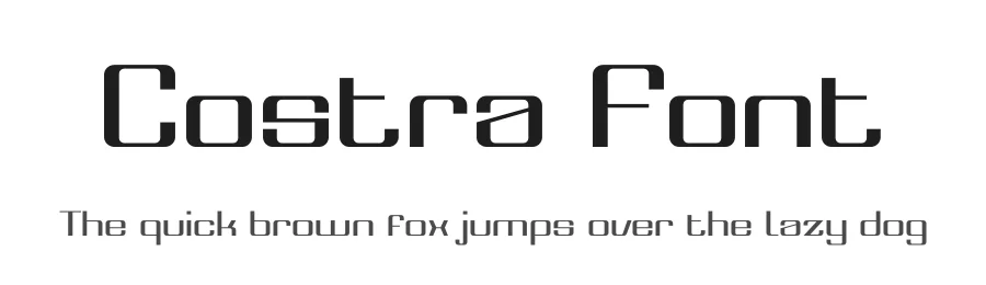 Costra Font by Sronstudio — Display Font