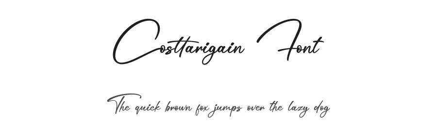 Costtarigain Font by Basnistudio — Script Handwritten Font