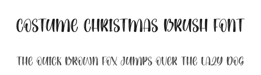 Costume Christmas Brush Font by creativeletter — Script Handwritten Font