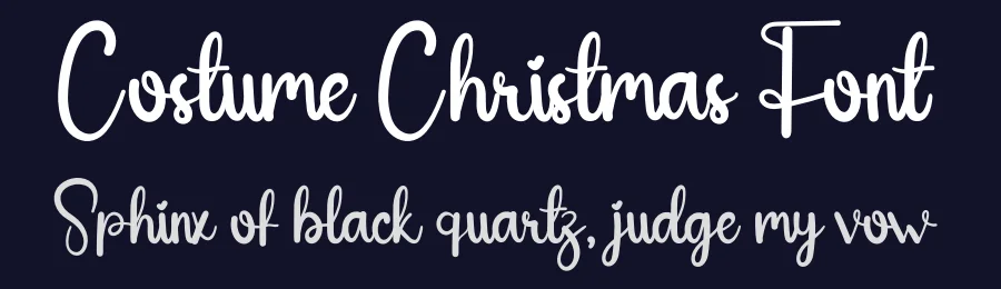 Costume Christmas Font by andikastudio — Script Handwritten Font — thumbnail 2