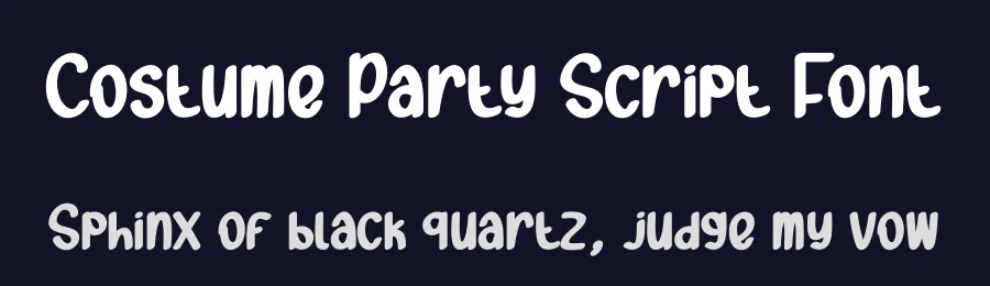 Costume Party Script Font by andikastudio — Display Font — thumbnail 2