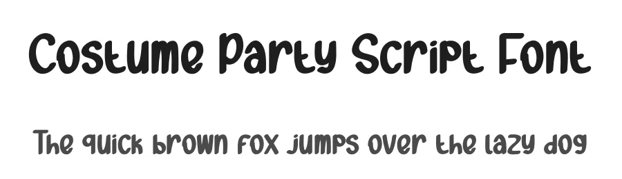 Costume Party Script Font by andikastudio — Display Font