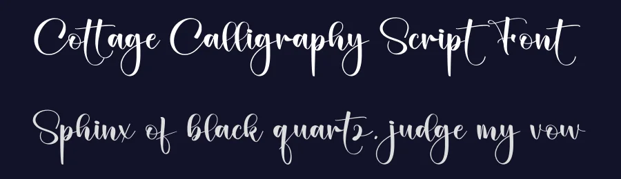 Cottage Calligraphy Script Font by creativeletter — Script Handwritten Font — thumbnail 2