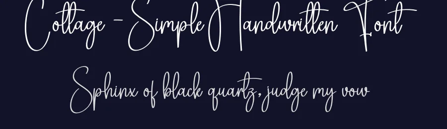 Cottage – Simple Handwritten Font by creativeletter — Script Handwritten Font — thumbnail 2