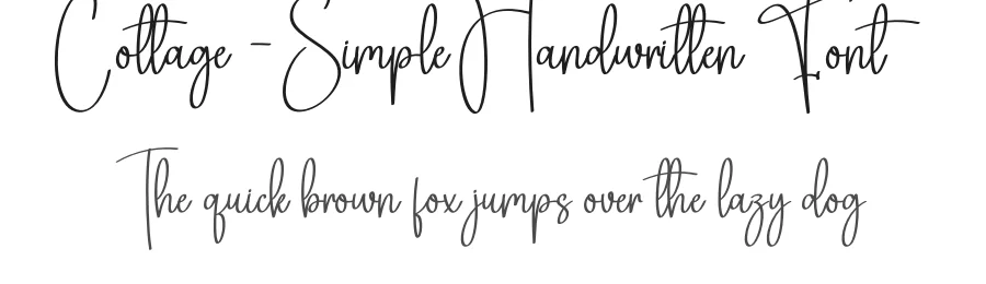 Cottage – Simple Handwritten Font by creativeletter — Script Handwritten Font