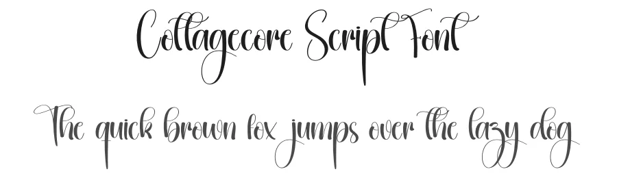 Cottagecore Script Font by creativeletter — Script Handwritten Font
