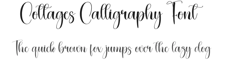 Cottages Calligraphy Font by creativeletter — Script Handwritten Font