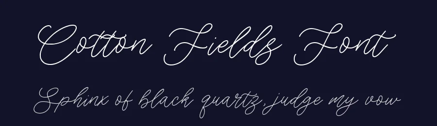 Cotton Fields Font by balpirick — Decorative Font — thumbnail 2