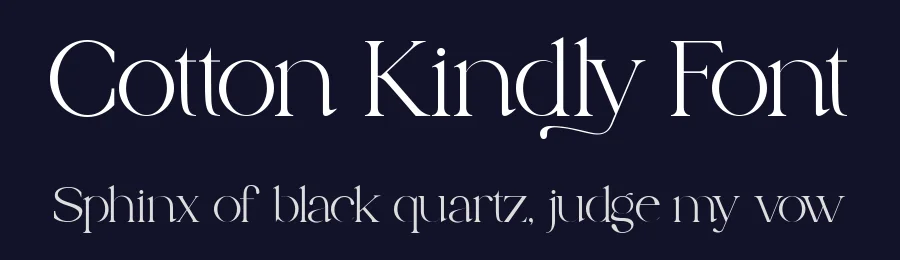 Cotton Kindly Font by ClevUs — Serif Font — thumbnail 2