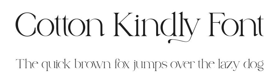 Cotton Kindly Font by ClevUs β Serif Font