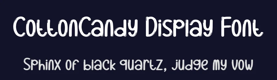 CottonCandy Display Font by andikastudio — Display Font — thumbnail 2