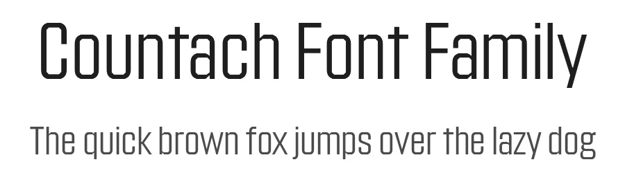 Countach Font Family by Production Type — Sans Serif Font