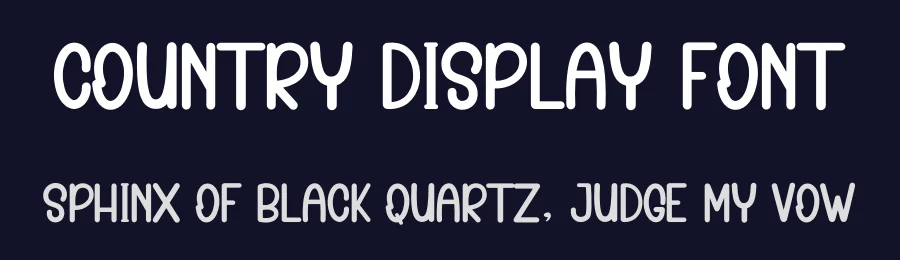 Country Display Font by inermediaSTUDIO — Display Font — thumbnail 2