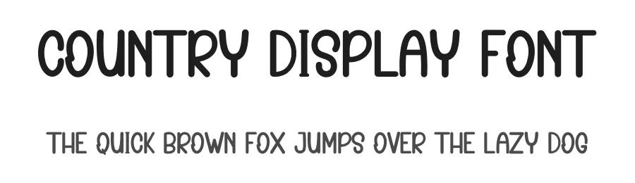 Country Display Font by inermediaSTUDIO — Display Font